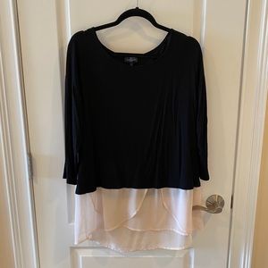 The Limited Black Shirt with Pink Layer